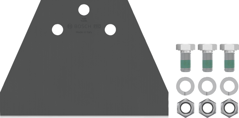 Juego de repuesto para rascador de suelo Bosch PRO SDS plus, 130 mm.